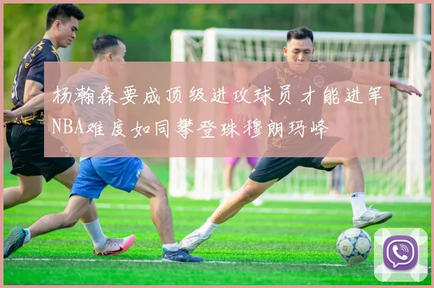 杨瀚森要成顶级进攻球员才能进军NBA难度如同攀登珠穆朗玛峰